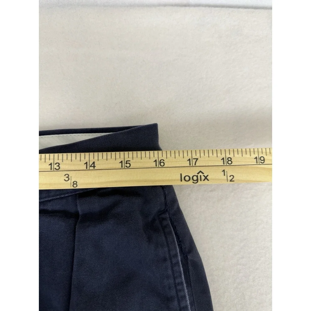 Polo Ralph Lauren Pants Mens 32x30‎ Blue Ethan Cotton Chino Pleated Casual